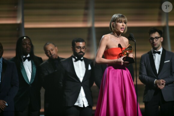 Taylor Swift aux 58e Grammy Awards. Los Angeles, le 15 février 2016.