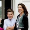 Le prince Christian, la princesse Mary - La famille royale de Danemark lors d'un photocall au palais de Grasten, le 15 juillet 2016.15/07/2016 - Grasten