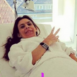 Marion Bartoli à l'hôpital, photo posqtée sur son compte Instagram, le 16 juillet 2016.