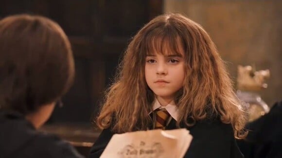 Emma Watson en 2001 dans "L'Ecole des Sorciers".