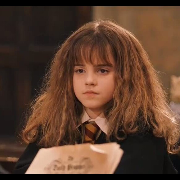 Emma Watson en 2001 dans "L'Ecole des Sorciers".