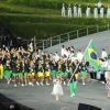 La délégation du Brésil aux Jeux Olympiques de Londres. Juillet 2012.