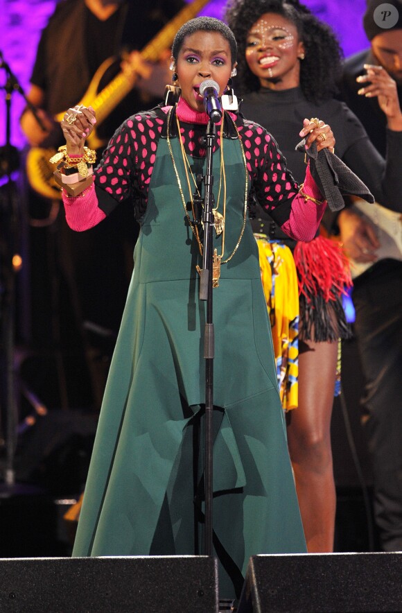 Lauryn Hill à l'émission Black Girls Rock! 2016 à Newark. Le 1er avril 2016.