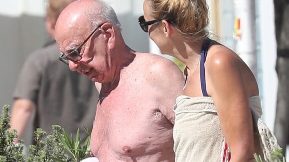 Jerry Hall et Rupert Murdoch en vacances : Ils nagent en plein bonheur !