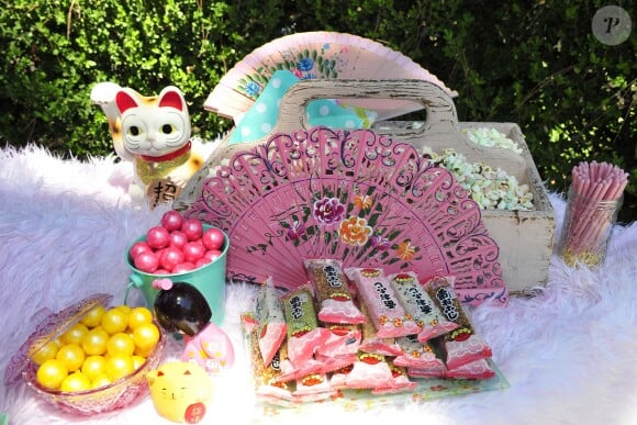 Dean McDermott et Tori Spelling ont organisé un goûter d'anniversaire sur le thème du Japon pour leur fille Stella qui fêtait ses 8 ans. Le couple était entouré de ses autres enfants Liam McDermott, Hattie McDermott, et Finn McDermott. Los Angeles, le 19 juillet 2016
