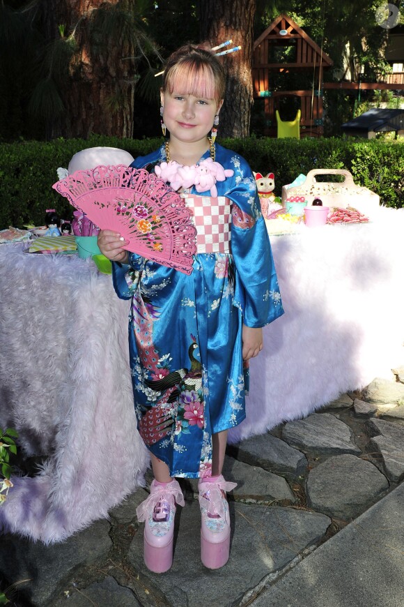 Exclusive - Dean McDermotto, Tori Spelling, Liam McDermott, Hattie McDermott, Stella McDermott, Finn McDermott during the Tori Spelling Throws Daughter Stella A Japanese Themed 8th Birthday in Los Angeles, CA on July 1§, 2016. Photo by Michael Simon/startraks/ABACAPRESS.COM19/07/2016 - 