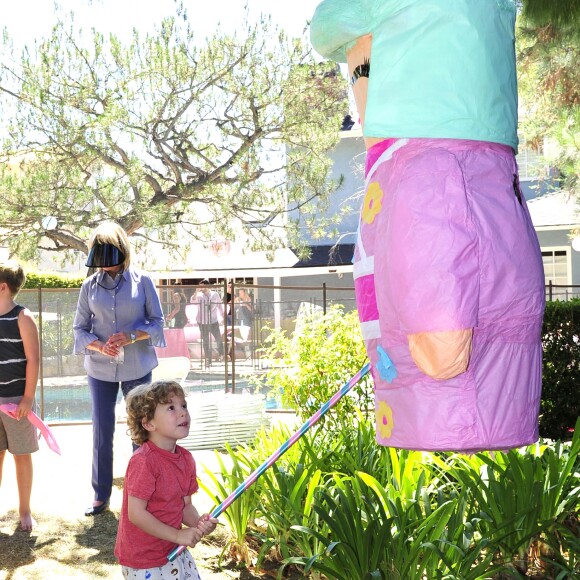 Exclusive - Dean McDermotto, Tori Spelling, Liam McDermott, Hattie McDermott, Stella McDermott, Finn McDermott during the Tori Spelling Throws Daughter Stella A Japanese Themed 8th Birthday in Los Angeles, CA on July 1§, 2016. Photo by Michael Simon/startraks/ABACAPRESS.COM19/07/2016 - 