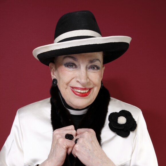 Portrait de Geneviève de Fontenay le 12 février 2015 à Paris