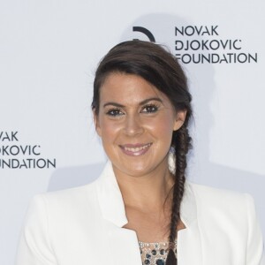 Marion Bartoli au Diner de la soiree de gala de la fondation Novak Djokovic a Londres le 8 juillet 2013.