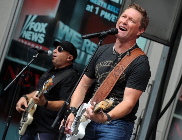 Craig Morgan en concert pour la chaîne Fox New, à New York le 13 juillet 2012.