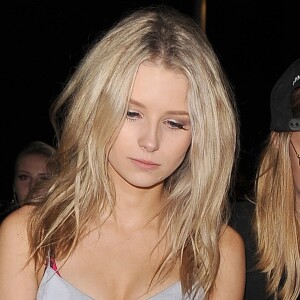 Lottie Moss en sortie à Londres le 22 juillet 2016.