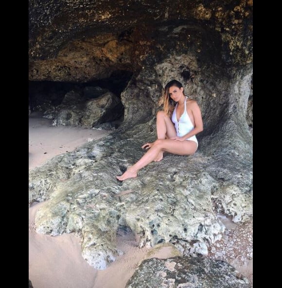 Clara Morgane sexy en maillot de bain à Bali, en juillet 2016