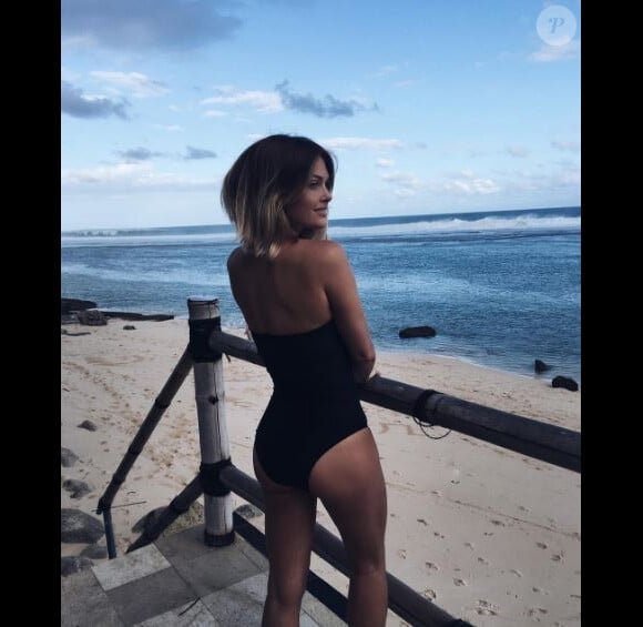 Caroline Receveur en bikini à Bali, juillet 2016