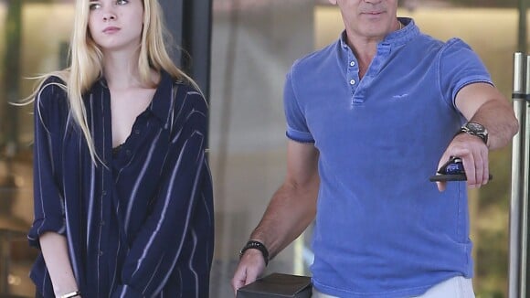 Antonio Banderas et sa sublime fille Stella : Journée shopping complice