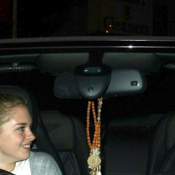 Melanie Griffith et sa fille Stella Banderas - People au restaurant Craig de Los Angeles le 21 août 2015.