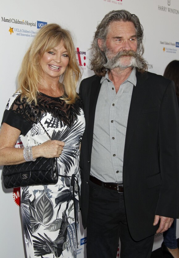 Kurt Russell et sa femme Goldie Hawn à la soirée "The Mattel Children's Hospital UCLA Kaleidoscope Award" à Culver City, le 2 mai 2015.