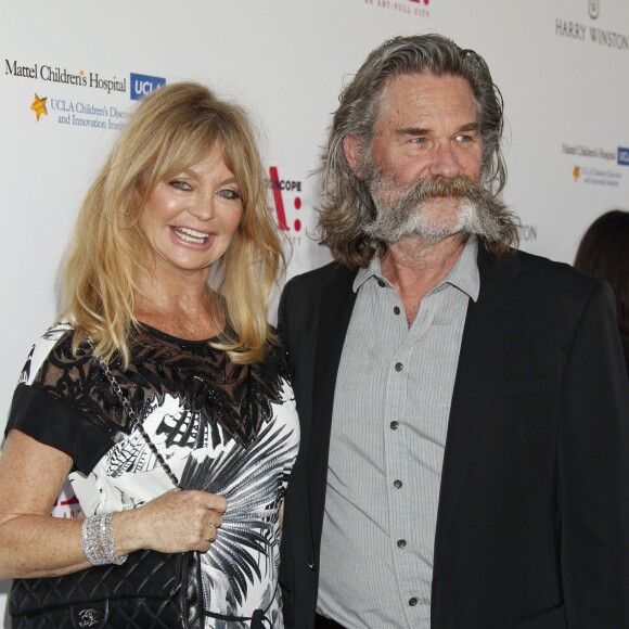 Kurt Russell et sa femme Goldie Hawn à la soirée "The Mattel Children's Hospital UCLA Kaleidoscope Award" à Culver City, le 2 mai 2015.