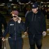 Blac Chyna enceinte et son fiancé Rob Kardashian arrivent à l'aéroport de Miami, le 11 mai 2016