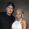 Blac Chyna, enceinte et son fiancé Rob Kardashian fêtent son anniversaire au G5ive Strip Club à Miami, le 11 mai 2016. La jeune femme fête ses 28 ans.