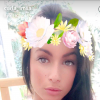 Carla des Marseillais dévoile sa couleur brune, sur Snapchat, juillet 2016