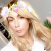 Carla des Marseillais blonde, sur Snapchat, juillet 2016