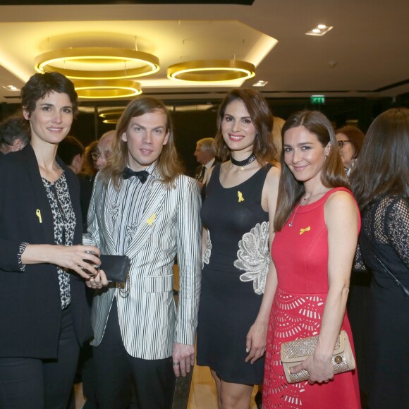 Exclusif - Eglantine Eméyé, Christophe Guillarmé, Laetitia Bléger, Emmanuelle Boidron - Gala de charité au profit de l'association "Endofrance" qui lutte contre l'endométriose au Pavillon Royal à Paris le 07 avril 2016. © CVS/Bestimage