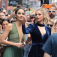 Stella Maxwell, Lily Aldridge, et Elsa Hosk présentent la nouvelle collection de Victoria's Secret, le 26 juillet 2016