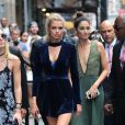 Stella Maxwell, Lily Aldridge, et Elsa Hosk présentent la nouvelle collection de Victoria's Secret, le 26 juillet 2016