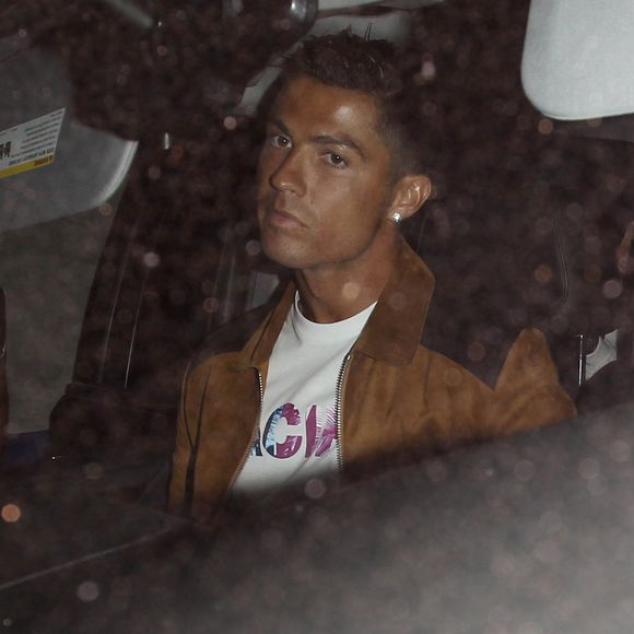 Cristiano Ronaldo de sortie au restaurant The Nice Guy à West Hollywood le 26 juillet 2016, pendant ses vacances.