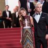 Robbie Williams et sa femme Ayda Field lors de la Montée des marches du film "The Sea of Trees" (La Forêt des Songes) lors du 68 ème Festival International du Film de Cannes, à Cannes le 16 mai 2015.