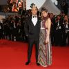 Robbie Williams et sa femme Ayda Field à la Montée des marches du film "The Sea of Trees" (La Forêt des Songes) lors du 68 ème Festival International du Film de Cannes, à Cannes le 16 mai 2015.