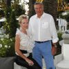 Exclusif - Le prince Charles et la princesse Camilla de Bourbon des Deux-Siciles, duc et duchesse de Castro, lors du cocktail qu'ils organisaient au Château Saint-Tropez à Saint-Tropez, le 28 juillet 2016. © Claudia Albuquerque/Bestimage