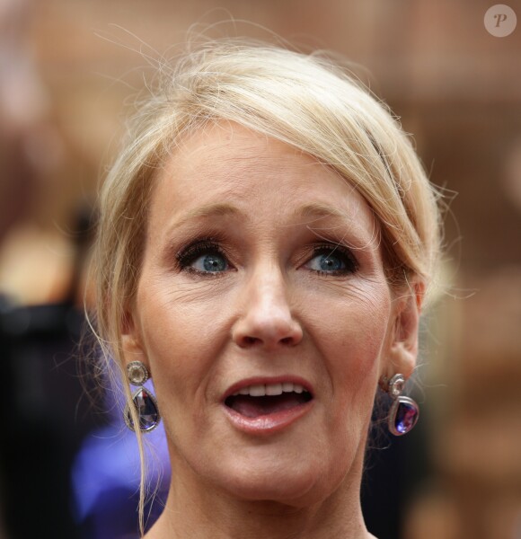 JK Rowling lors de la première mondiale de la pièce Harry Potter and The Cursed Child au Palace Theatre, Londres, le 30 juillet 2016.