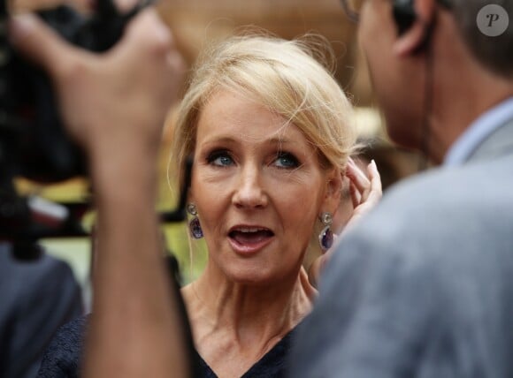 JK Rowling lors de la première mondiale de la pièce Harry Potter and The Cursed Child au Palace Theatre, Londres, le 30 juillet 2016.