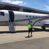 Karim Benzema prêt à embarquer avec sa fille Mélia, photo Instagram juillet 2016