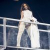 Rihanna en concert dans le cadre de sa tournée "Anti World Tour" au stade Tele2 Arena à Stockholm, le 4 juillet 2016.