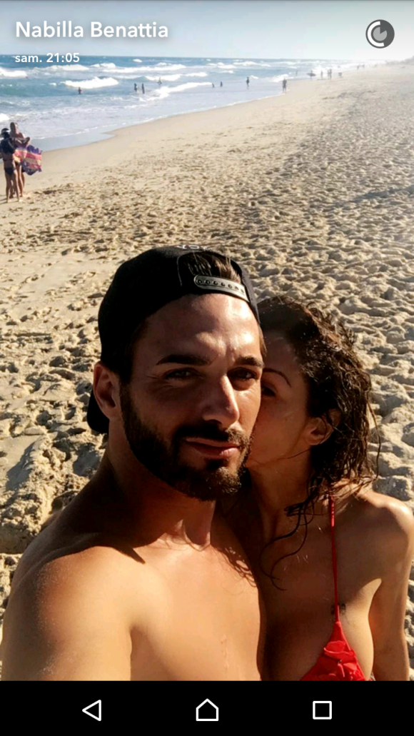 Nabilla Benattia et Thomas Vergara à Rio de Janeiro, sur Snapchat, dimanche 31 juillet 2016