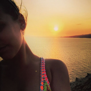 Pauline Ducruet en vacances à Mykonos, été 2015