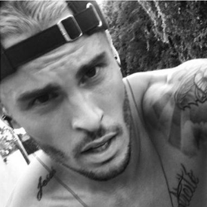 Baptiste Giabiconi lors de ses vacances en Corse, à Pinarellu, fin juillet 2016. Photo Instagram.