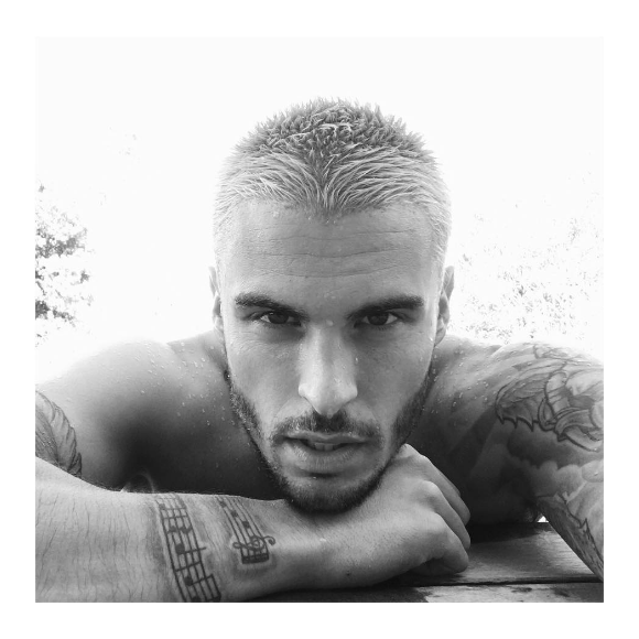 Baptiste Giabiconi lors de ses vacances en Corse, à Pinarellu, fin juillet 2016. Photo Instagram.