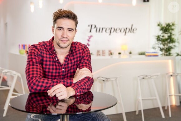 Exclusif - Interview de Olivier Dion de la comédie musicale "Les 3 Mousquetaires" chez Webedia à Levallois Perret. Le 2 mai 2016 © Cyril Moreau / Bestimage