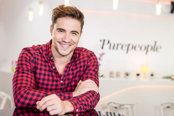 Exclusif - Interview de Olivier Dion de la comédie musicale "Les 3 Mousquetaires" chez Webedia à Levallois Perret. Le 2 mai 2016 © Cyril Moreau / Bestimage