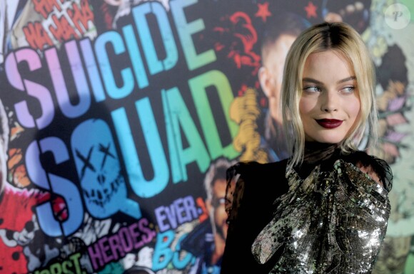Margot Robbie à la première du film "Suicide Squad" à New York. Le 1er août 2016