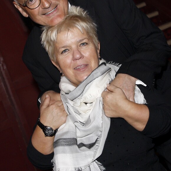 Mimie Mathy et son mari Benoist Gérard - portrait à Paris le 7 mars 2015