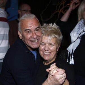 Michel Fugain et Mimie Mathy - People au concert de Michel Fugain et Pluribus aux Folies Bergère le 7 mars 2015 à Paris