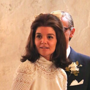 Katie Holmes tourne la scène du mariage de Jackie Kennedy et Aristote Onassis à Toronto le 17 juin 2016.