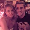 Antoine Griezmann et Erika Choperena. Photo Twitter Erika Choperena.