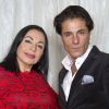Exclusif - Giuseppe Polimeno et sa mere Marie France à Paris le 23 décembre 2013.