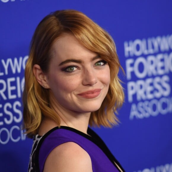 Emma Stone à la soirée annuelle du HFPA à l'hôtel Regent Beverly Wilshire à Beverly Hills, le 4 aout 2016