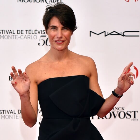 Alessandra Sublet - Cérémonie d'ouverture du 56ème Festival de télévision de Monte-Carlo, le 12 juin 2016. © Bruno Bebert/Bestimage